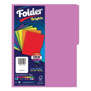 FOLDER CARTA 176GRS C/25 FF01A PURPURA