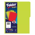 FOLDER CARTA 176GRS C/25 FF11 VERDE ELECTRICO