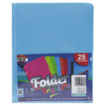 FOLDER CARTA 176GRS C/25 FF15 AZUL