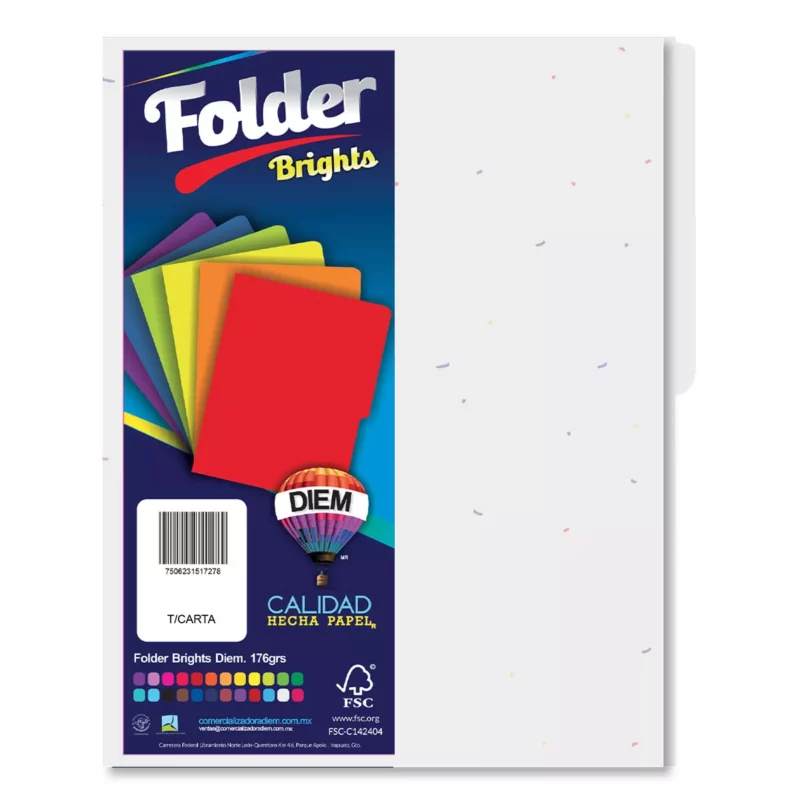 FOLDER CARTA 176GRS C/25 FF31 BLANCO GALACTICO