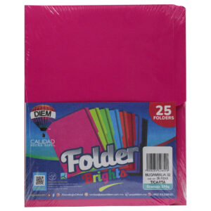 FOLDER CARTA 176GRS C/25 FF32 BUGAMBILIA
