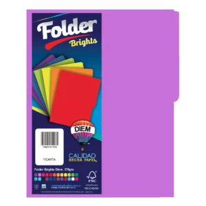 FOLDER CARTA 176GRS C/25 FP06 LILA