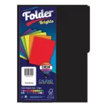 FOLDER OFICIO 176GRS C/25 FFTO18 NEGRO