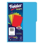 FOLDER OFICIO 176GRS C/25 FFTO30 AZUL INTENSO