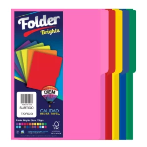 FOLDER OFICIO 176GRS C/25 SURTIDO