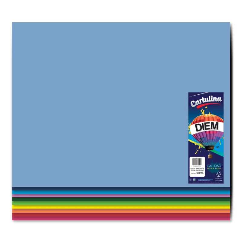 CARTULINA IRIS BRIGHTS 50X66CMS 176GRS C/50