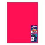 CARTULINA 50X66CM 176GRS C/10 ROJO ELECTRICO