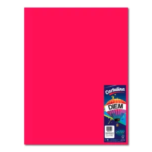 CARTULINA 50X66CM 176GRS C/10 ROJO ELECTRICO