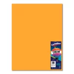 CARTULINA 50X66CM 176GRS C/10 NARANJA ELECTRICO