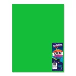 CARTULINA 50X66CM 176GRS C/10 VERDE LIMON