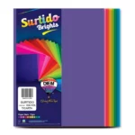 HOJA CARTA FLUORESCENTE C/1000 SURTIDO