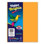 HOJA CARTA FLUORESCENTE C/100 100F07 NARANJA ELECTRICO