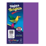 HOJA CARTA FLUORESCENTE C/100 100F27 MORADO INTENSO