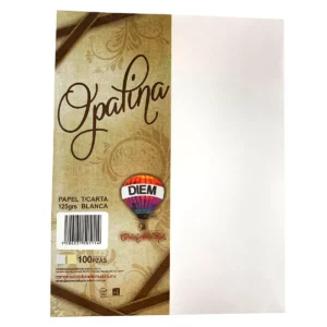 PAPEL OPALINA CARTA BLANCA 125GRS C/100