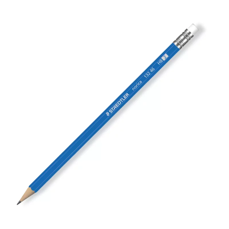 LAPIZ DE GRAFITO HB NORICA AZUL ATADO DE 12 PZAS.