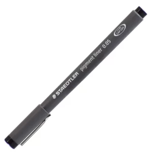 ESTILOGRAFO DESECHABLE 0.05MM NEGRO ATADO DE 3 PZAS.