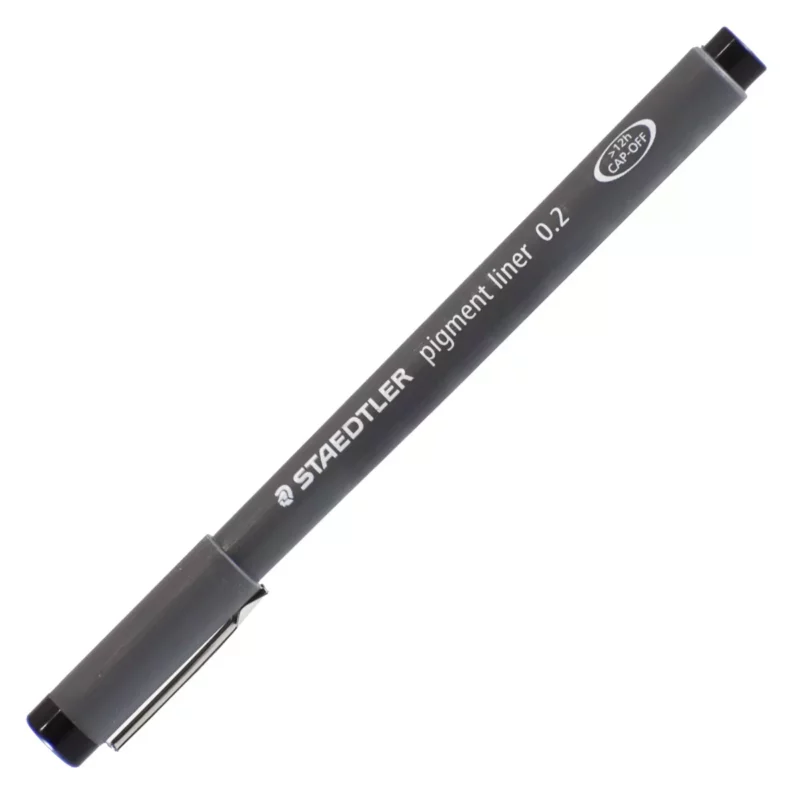 ESTILOGRAFO DESECHABLE 02MM NEGRO 308-02 ATADO DE 3 PZAS.