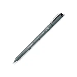 ESTILOGRAFO DESECHABLE 08MM NEGRO 308-08 ATADO DE 3 PZAS.