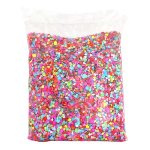 CONFETTI ECONOMICO CHICO 200GRS ATADO DE 3 PZAS.