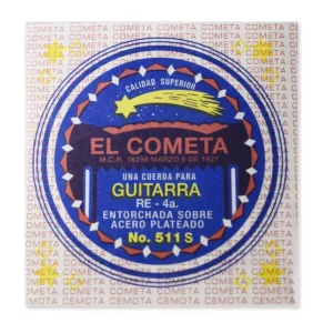 CUERDA P/GUITARRA ACERO 4TA S/BORLA 511S.