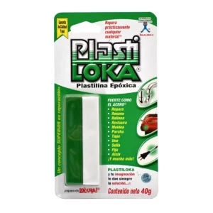 PLASTILOKA 40GRS ATADO DE 2 PZAS.