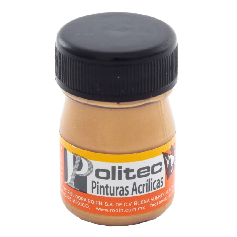 PINTURA ACRILICA METALICA 20ML 700 ORO ATADO DE 12 PZAS.