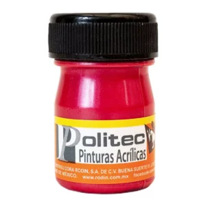 PINTURA ACRILICA METALICA 20ML 521 ROJA ATADO DE 12 PZAS.