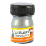 PINTURA ACRILICA METALICA 20ML 517 GRIS ATADO DE 12 PZAS.