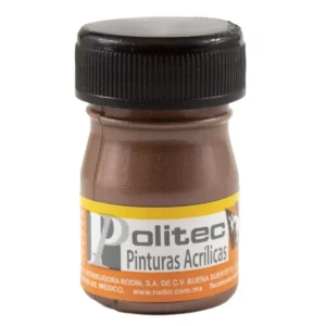 PINTURA ACRILICA METALICA 20ML 504 CAFE ATADO DE 12 PZAS.