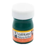 PINTURA ACRILICA MATE 20ML 306 VERDE OBSCURO ATADO DE 12 PZAS.