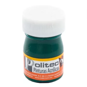 PINTURA ACRILICA MATE 20ML 306 VERDE OBSCURO ATADO DE 12 PZAS.