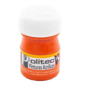 PINTURA ACRILICA MATE 20ML 308 NARANJA ATADO DE 12 PZAS.