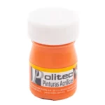 PINTURA ACRILICA MATE 20ML 332 NARANJA CLARO ATADO DE 12 PZAS.