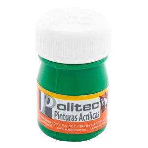 PINTURA ACRILICA MATE 20ML 312 VERDE CLARO ATADO DE 12 PZAS.