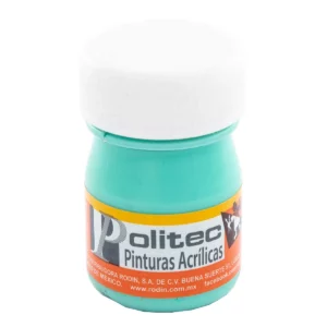 PINTURA ACRILICA MATE 20ML 333 VERDE PALIDO ATADO DE 12 PZAS.