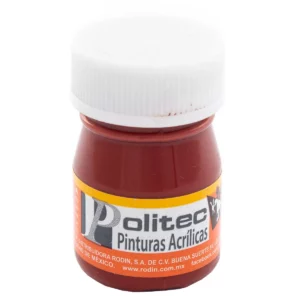 PINTURA ACRILICA MATE 20ML 305 ROJO OXIDO ATADO DE 12 PZAS.