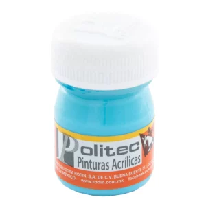 PINTURA ACRILICA MATE 20ML 316 AZUL PASTEL ATADO DE 12 PZAS.