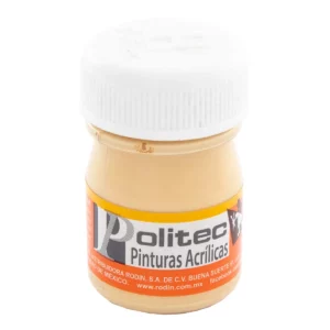 PINTURA ACRILICA MATE 20ML 320 CREMA ATADO DE 12 PZAS.