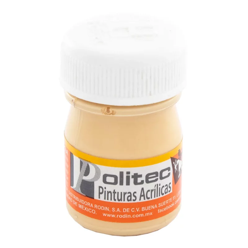 PINTURA ACRILICA MATE 20ML 320 CREMA ATADO DE 12 PZAS.