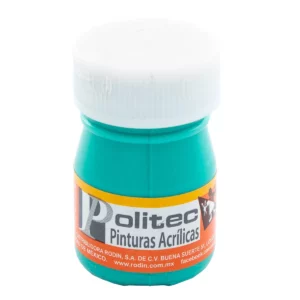 PINTURA ACRILICA MATE 20ML 324 TURQUESA ATADO DE 12 PZAS.