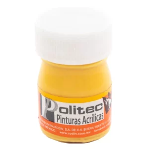 PINTURA ACRILICA MATE 20ML 327 AMARILLO CLARO ATADO DE 12 PZAS.