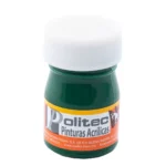 PINTURA ACRILICA MATE 20ML 336 VERDE OLIVO ATADO DE 12 PZAS.
