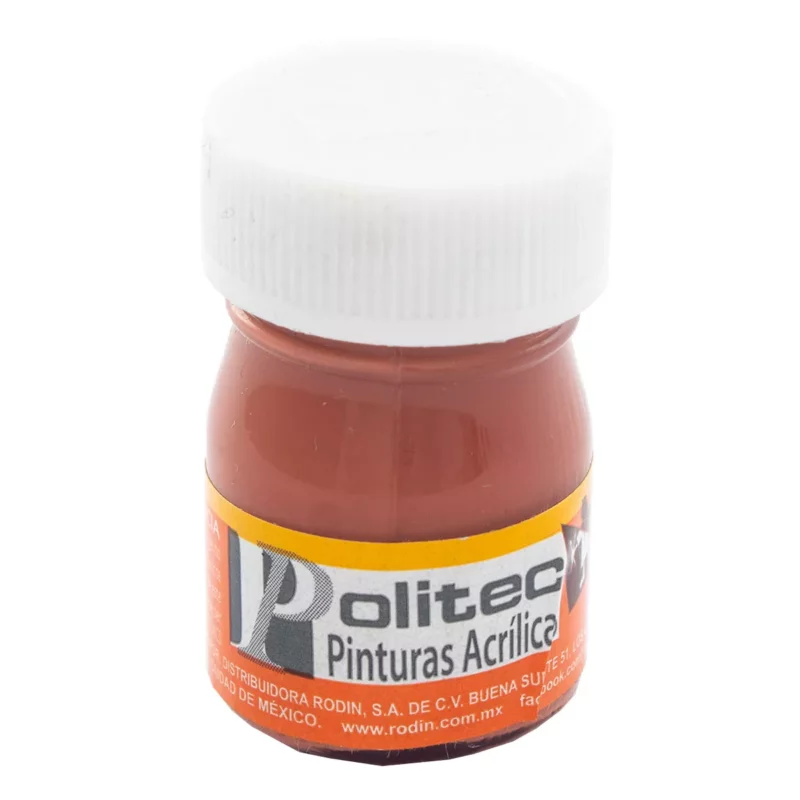 PINTURA ACRILICA MATE 20ML 340 TERRACOTA ATADO DE 12 PZAS.