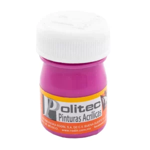 PINTURA ACRILICA MATE 20ML 342 MAGENTA ATADO DE 12 PZAS.