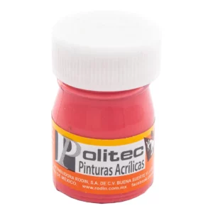 PINTURA ACRILICA MATE 20ML 344 CORAL ATADO DE 12 PZAS.