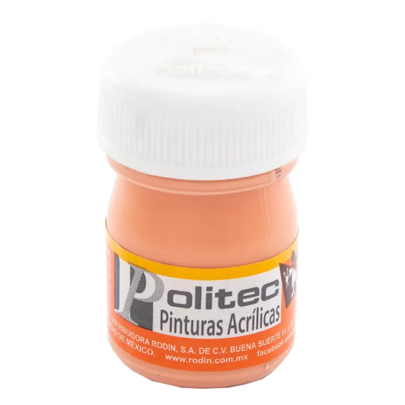 PINTURA ACRILICA MATE 20ML 331 DURAZNO ATADO DE 12 PZAS.