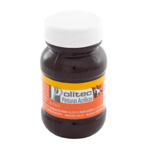 PINTURA ACRILICA MATE 100ML 304 SOMBRA CAFE ATADO DE 3 PZAS.