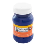PINTURA ACRILICA MATE 100ML 310 AZUL COBALTO ATADO DE 3 PZAS.