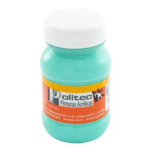 PINTURA ACRILICA MATE 100ML 333 VERDE PALIDO ATADO DE 3 PZAS.