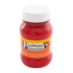 PINTURA ACRILICA MATE 100ML 314 ROJO . ATADO DE 3 PZAS.